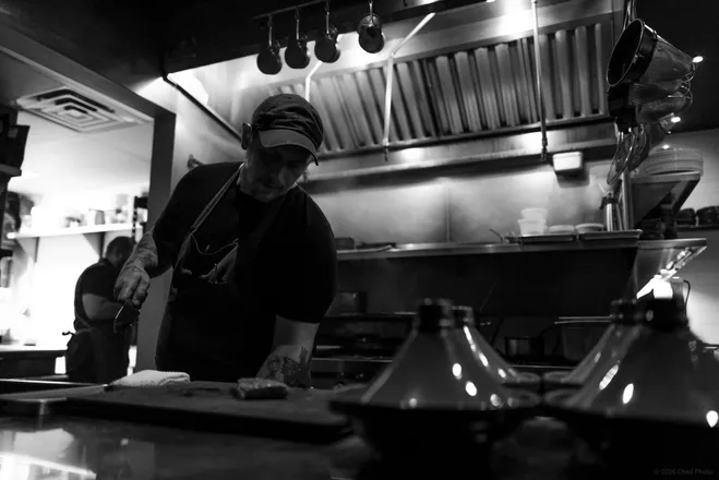 The kitchen at Cariño, Chicago