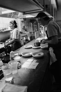 The kitchen at Kasama, Chicago