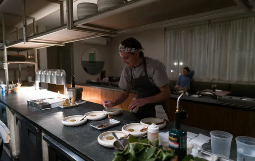  Alternate view from inside the kitchen at Kasama, Chicago